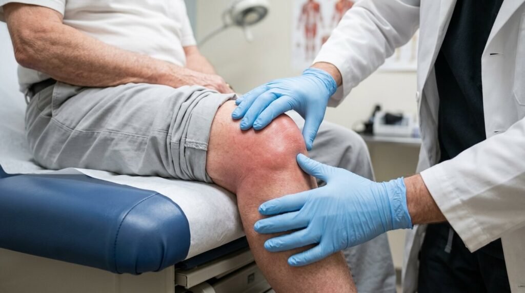 Swelling after activity