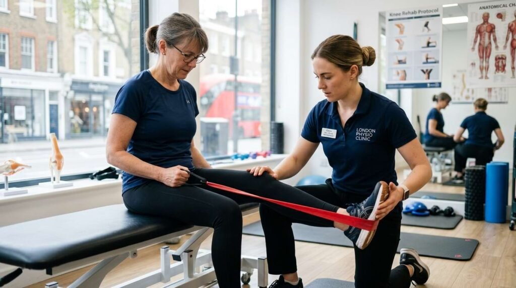 knee pain physiotherapy  can reduce knee pain