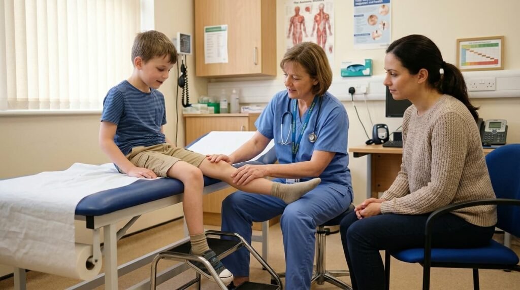 Patient Consultation at a Joint Pain Clinic