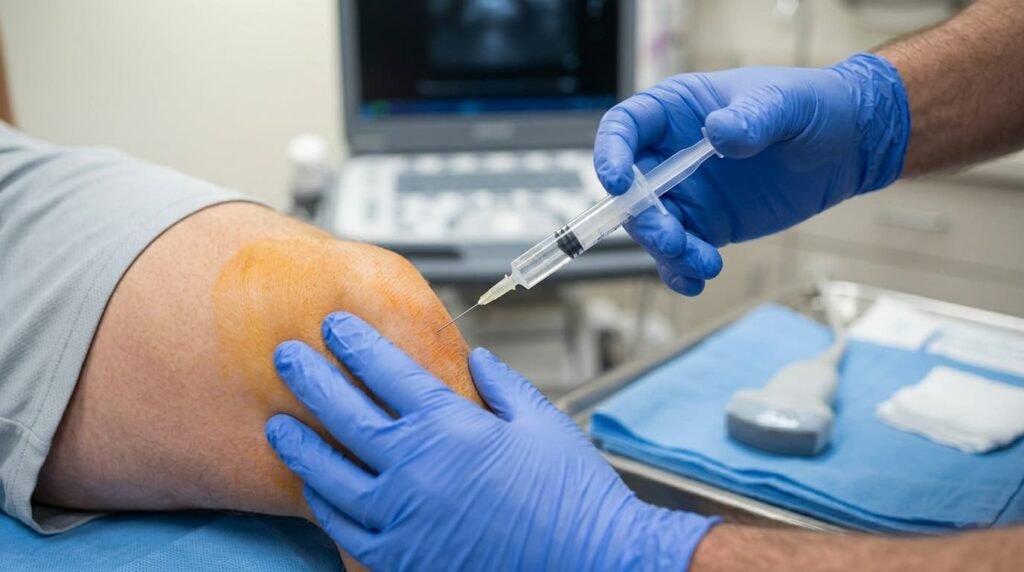 Corticosteroid Injection for Knee Pain Before Travel