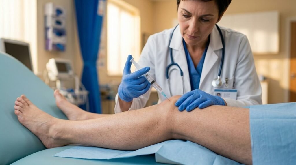 Knee osteoarthritis treatment without surgery