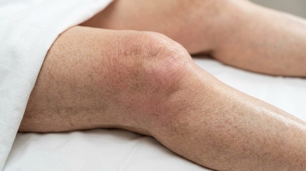 stiffness when getting up after long periods of sitting