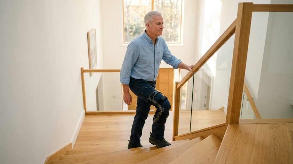 Wearing Knee Brace for Osteoarthritis