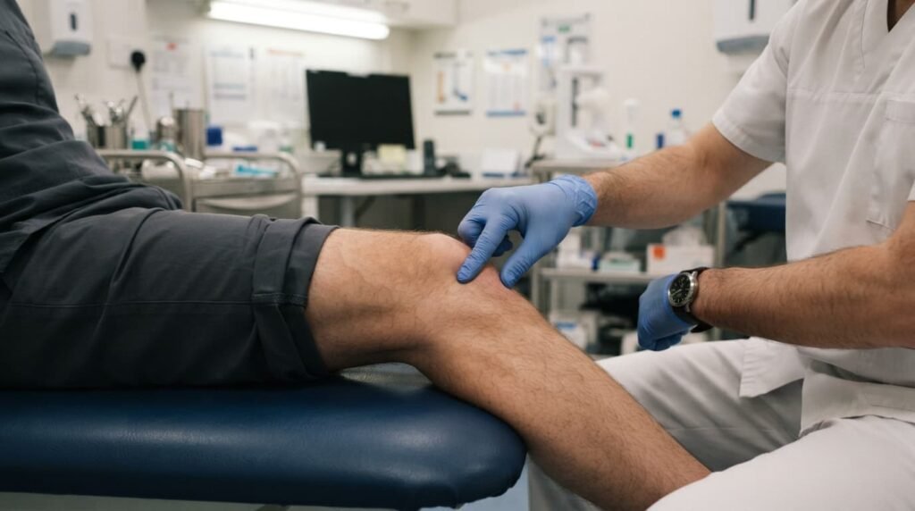 Clinical Check for Knee Cartilage Damage Symptoms