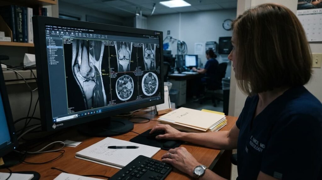 Diagnosing Knee Cartilage Damage With MRI Scan