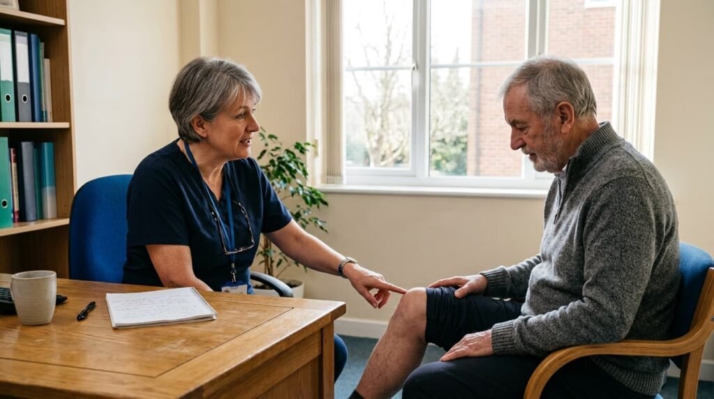 Acupuncture Consultation for Knee Pain Treatment Planning