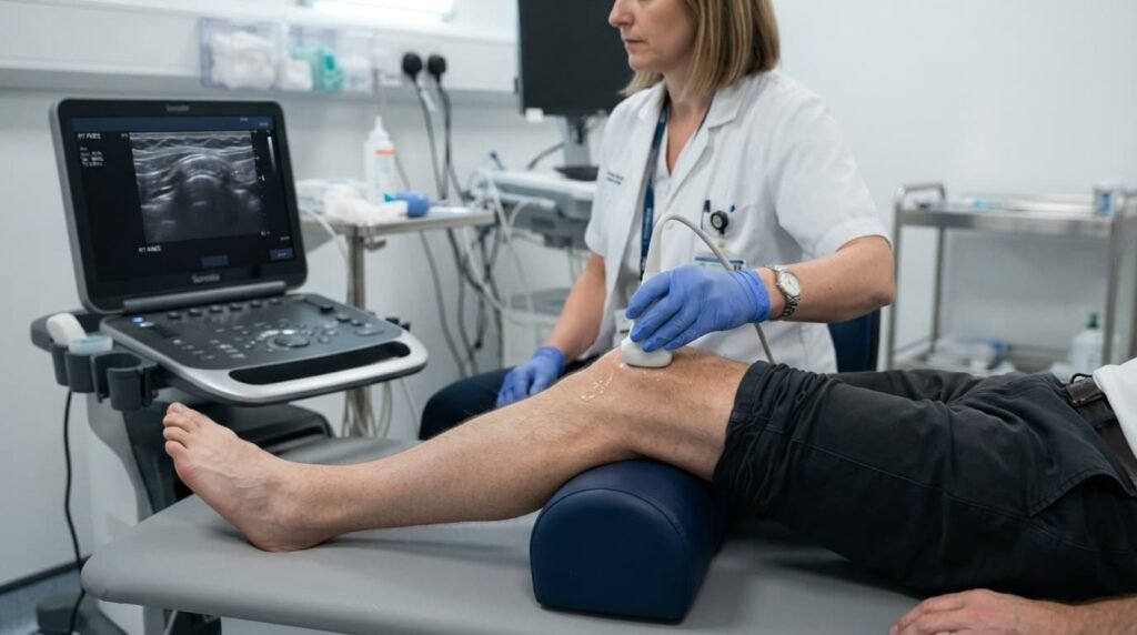 Ultrasound Guided Knee Injection for Accurate Arthrosamid Placement