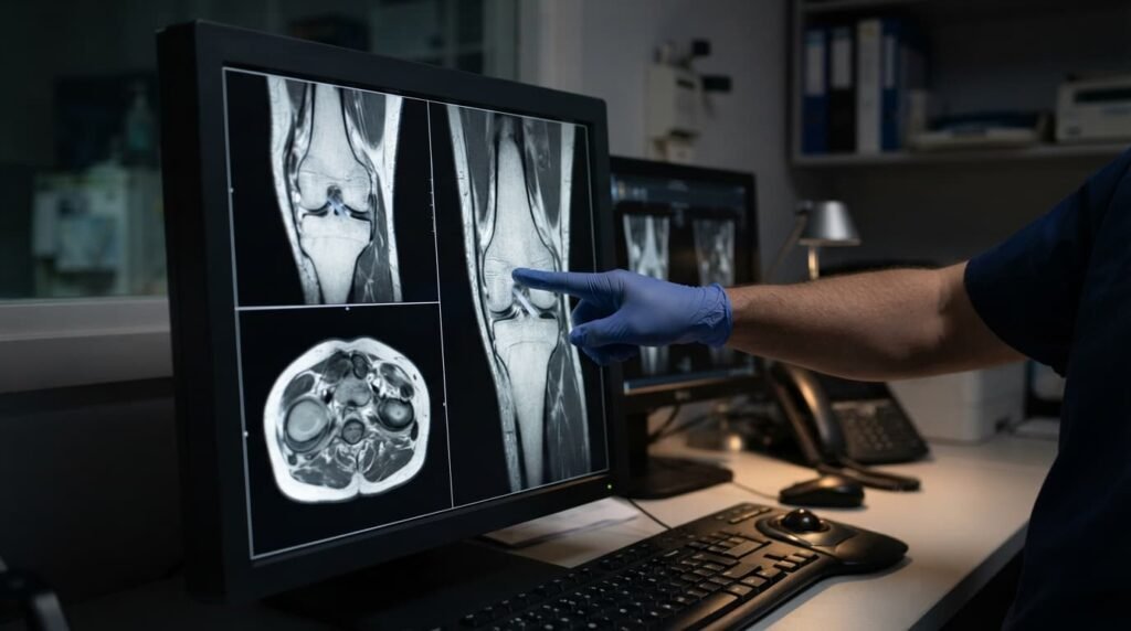 Knee Ligament Tear MRI Scan