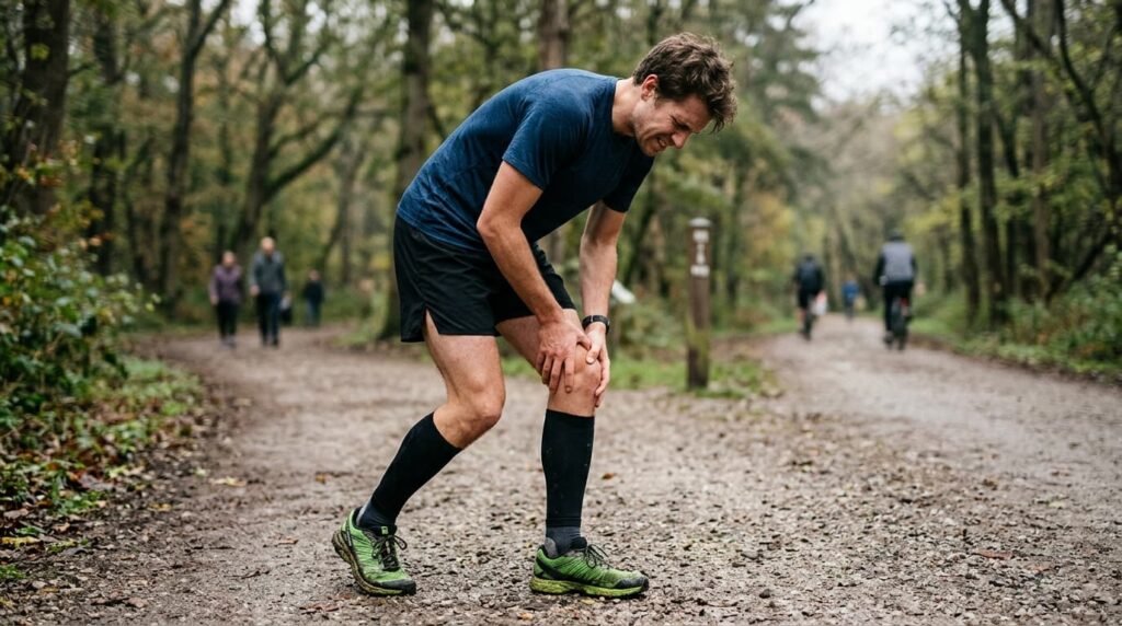 Runner's knee, medically known as patellofemoral pain syndrome