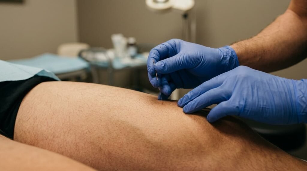 Dry needling for knee pain targets muscular trigger points