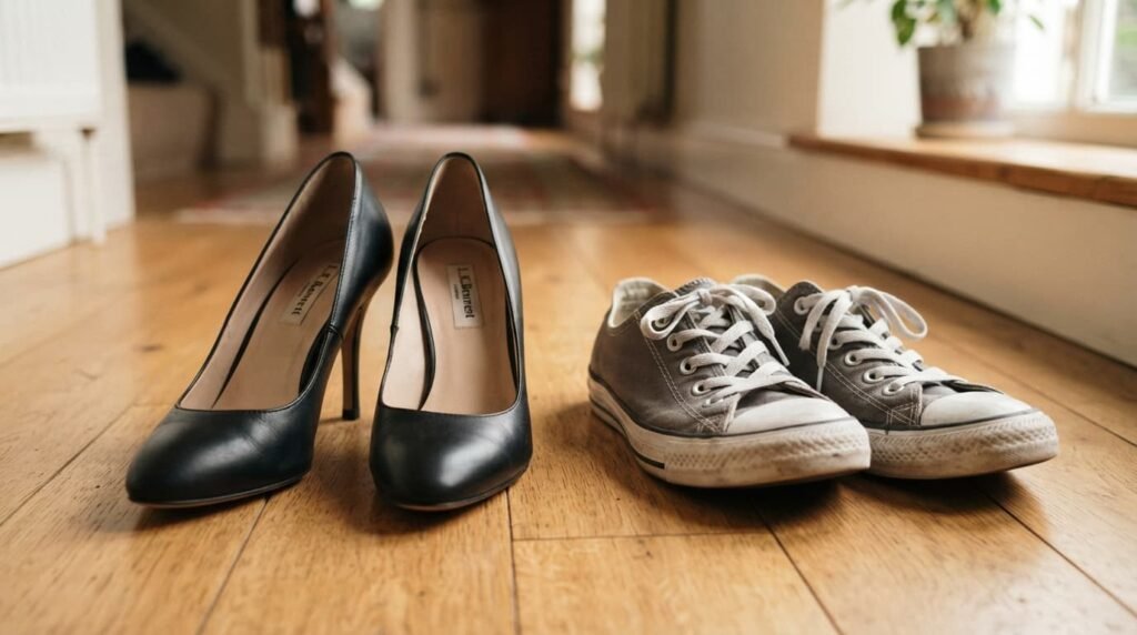 High heels cause knee pain 