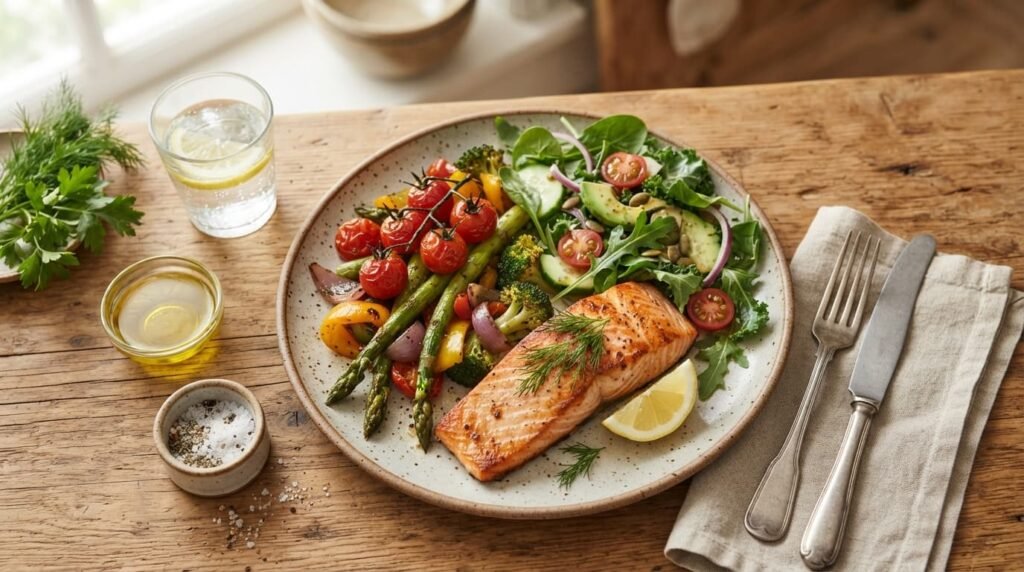Balanced Meal Plate for Joint Health and Osteoarthritis Management
