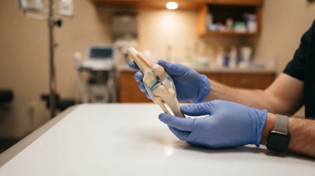 structural damage becomes severe for knee pain