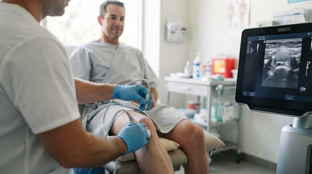 Knee Injection Procedure at a UK Osteoarthritis Clinic