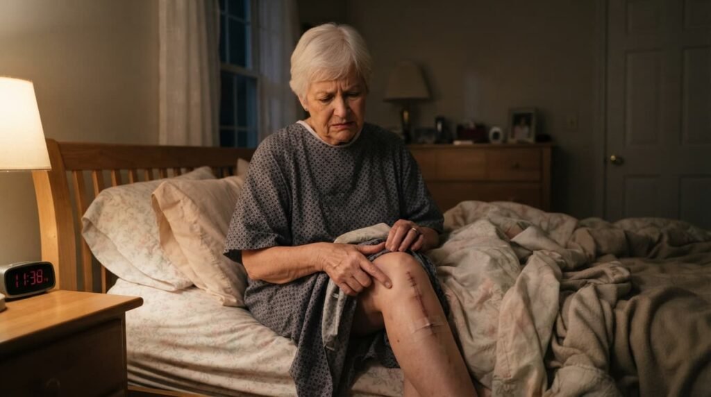 Post-Surgery Knee Scar Check After Knee Replacement