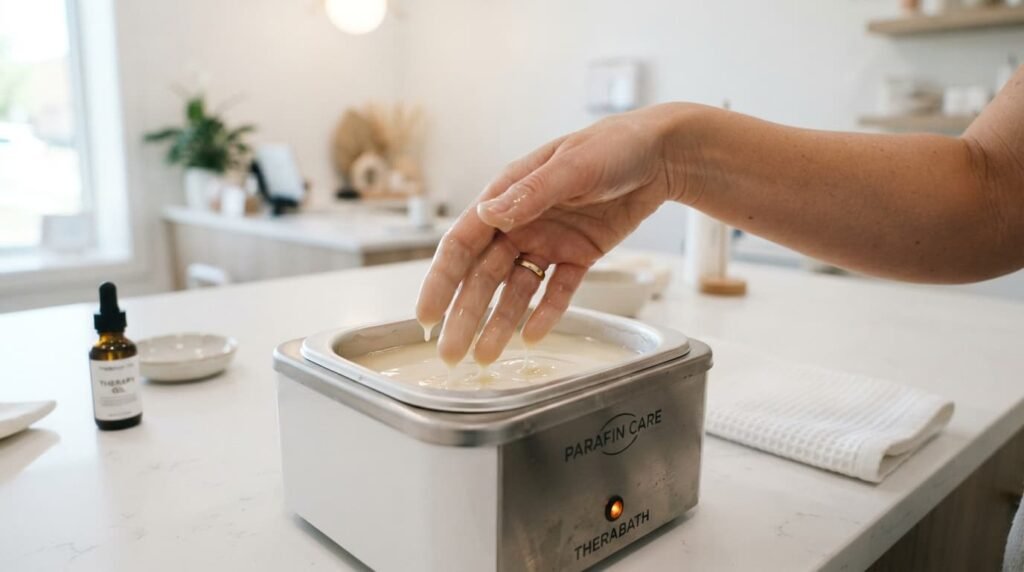 Paraffin Wax Bath for Arthritis Hand Treatment