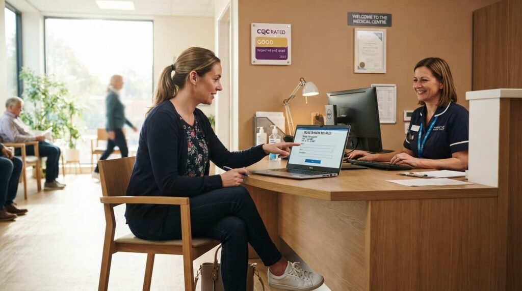 Patient Verifying CQC Registered Knee Clinic Credentials