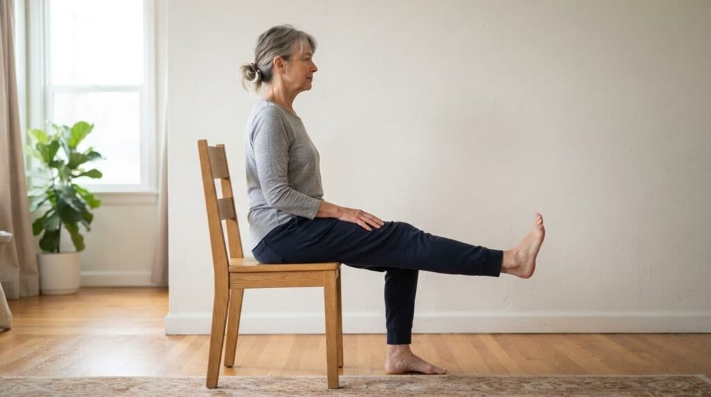 Gentle Knee Extension Exercise for Arthritis