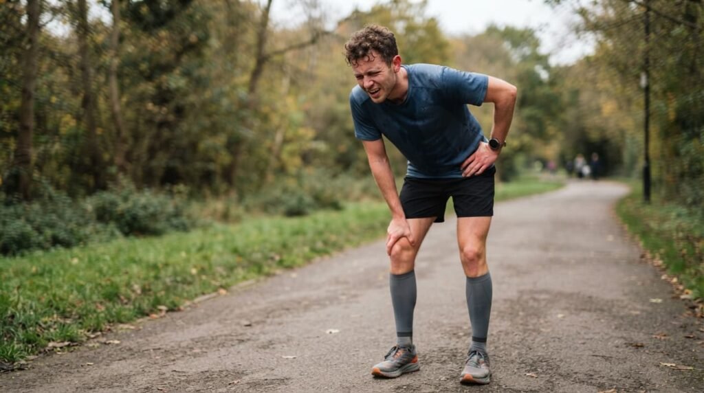 Runner Stopping With Knee Pain After Running