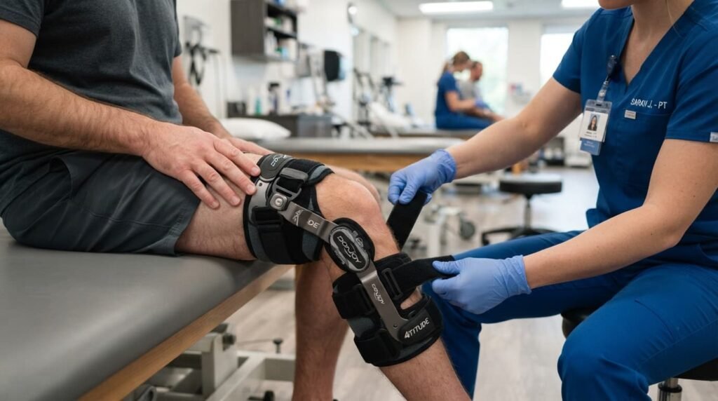 Knee Bracing for Osteoarthritis Support Fitting