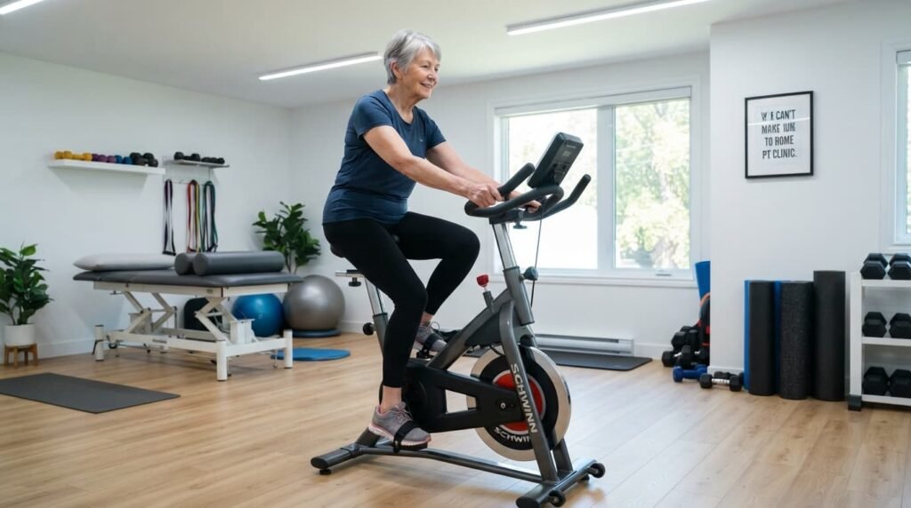 Stationary cycling as a low-impact osteoarthritis exercise