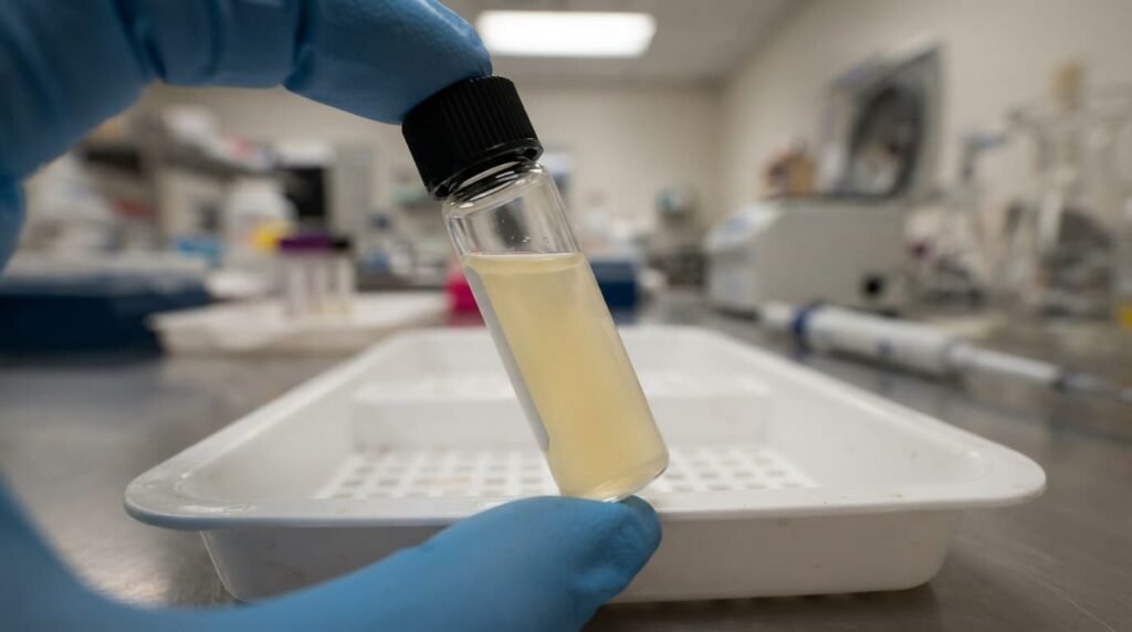 Laboratory Analysis of Fluid From a Knee Aspiration Sample