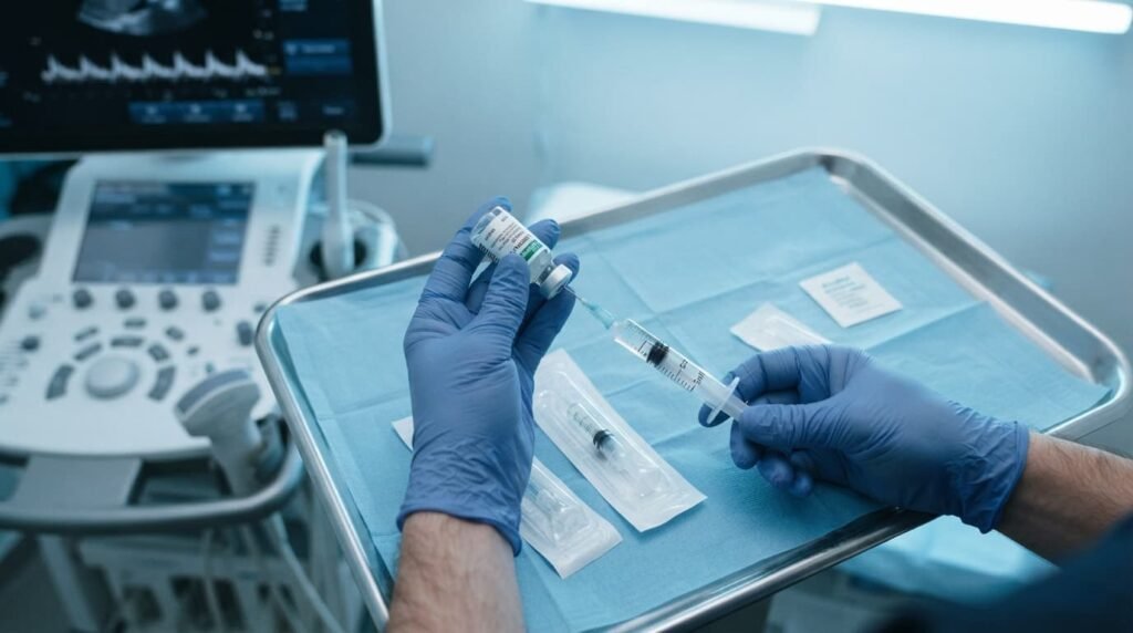 Preparing Injection For Private Knee Injection London