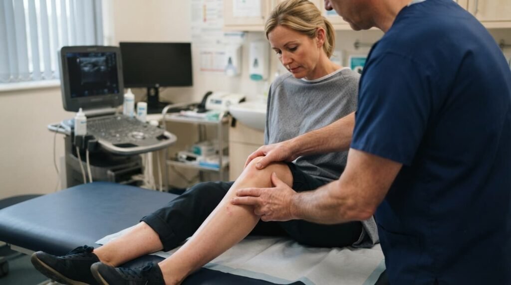 Orthopaedic assessment and consultation for knee and leg problems