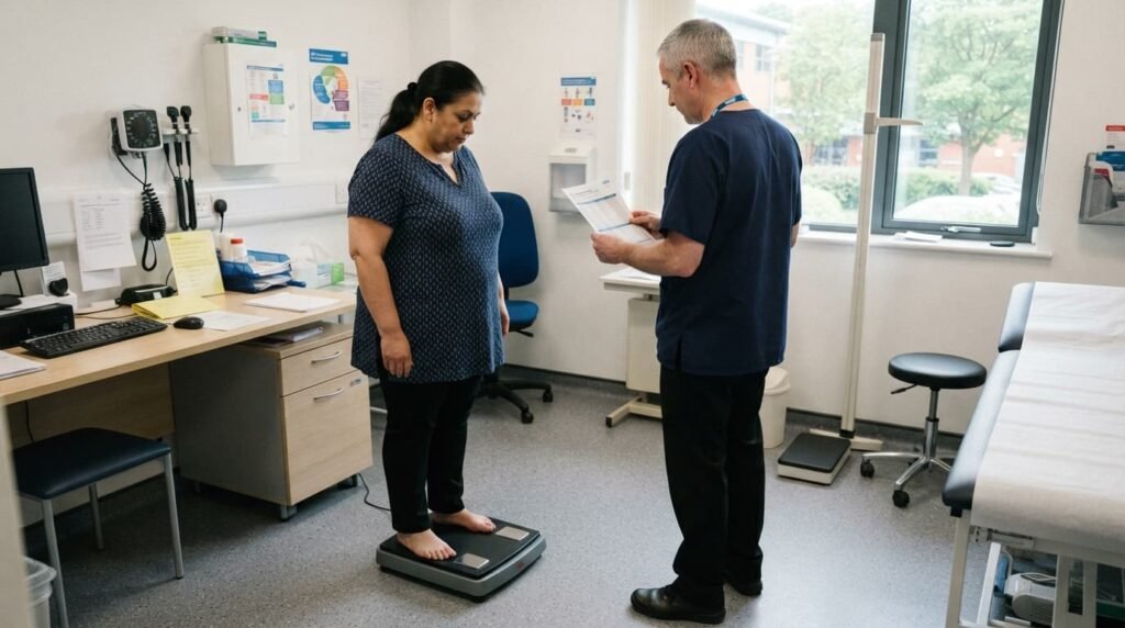 Weight Assessment at a UK Orthopaedic Clinic