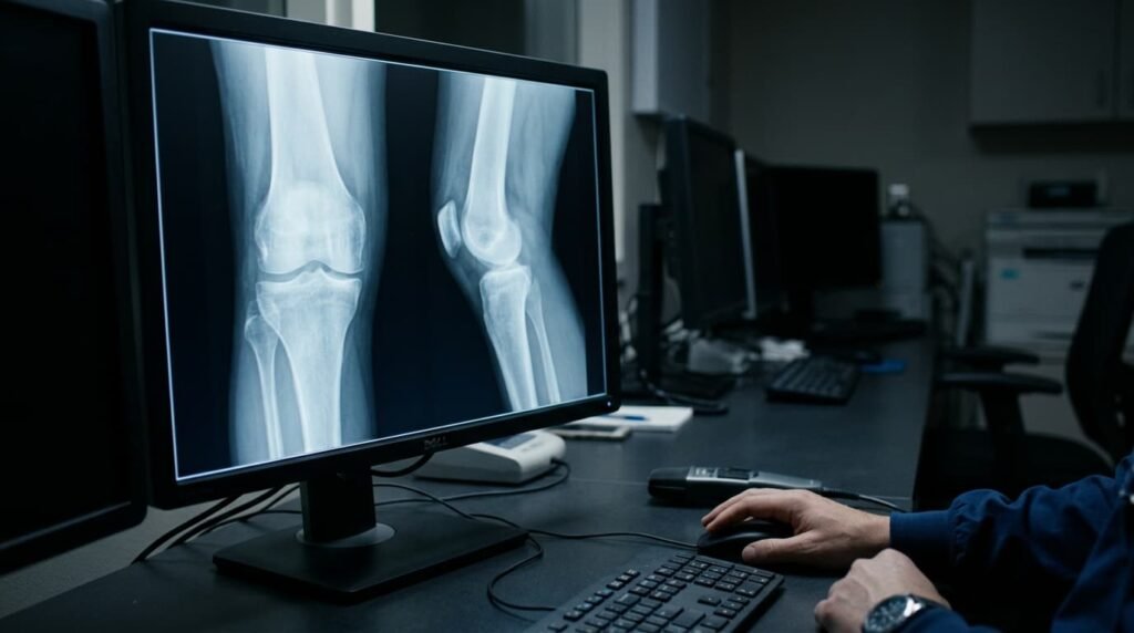 Knee X-ray Review for Osteoarthritis Diagnosis