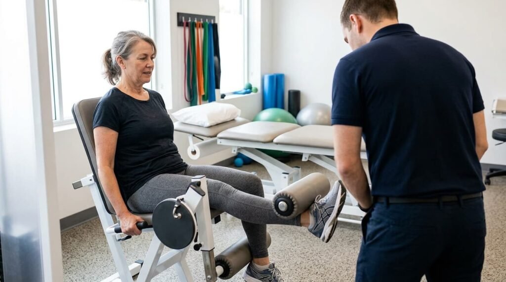 Supervised Physiotherapy for Knee Osteoarthritis in Women