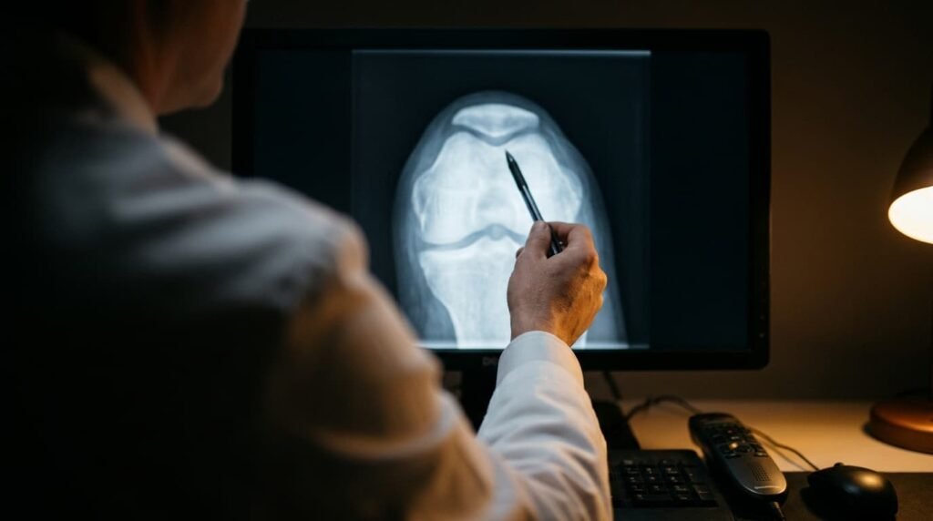 Lateral Patellar Tilt Angle Review on a Skyline Knee X-ray